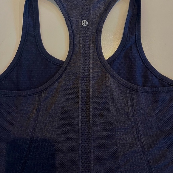 Lululemon Navy Swiftly Racerback Tank - Picture 3 of 4